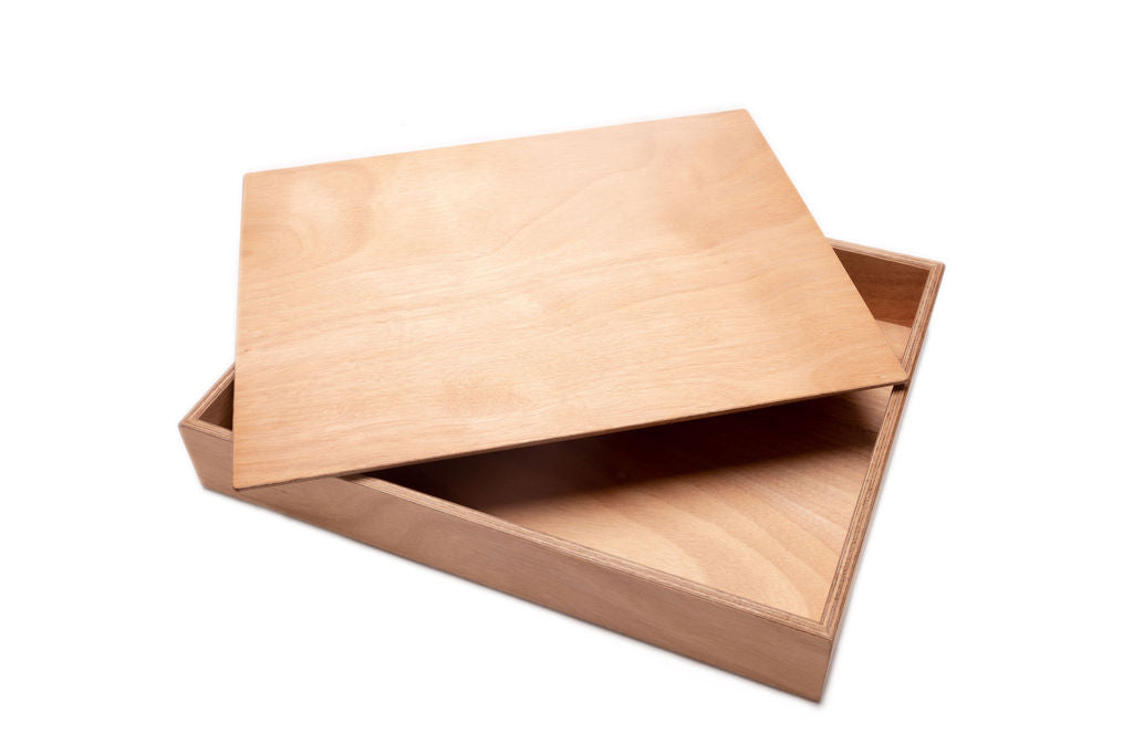 Deksel houten speelbak