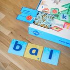 Adventvakje open met magneet letters: BAL