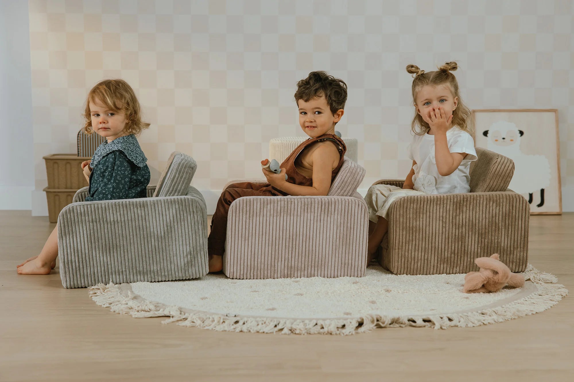 Kinderfauteuil Lumi – Corduroy