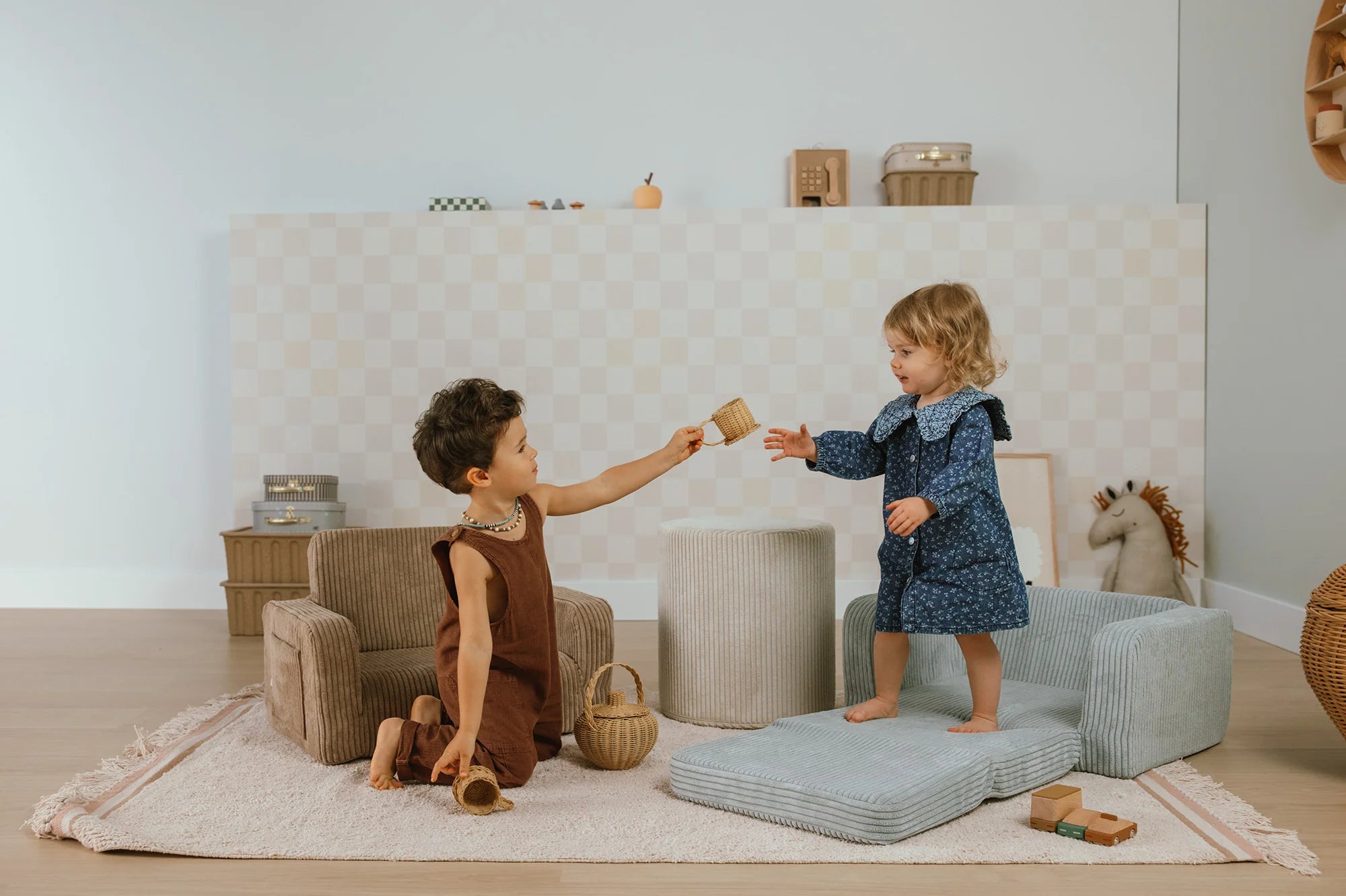 Kinderfauteuil Lumi – Corduroy