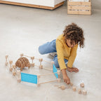 Trígonos Mini M – Creatief houten constructiespel dat verwondering wekt