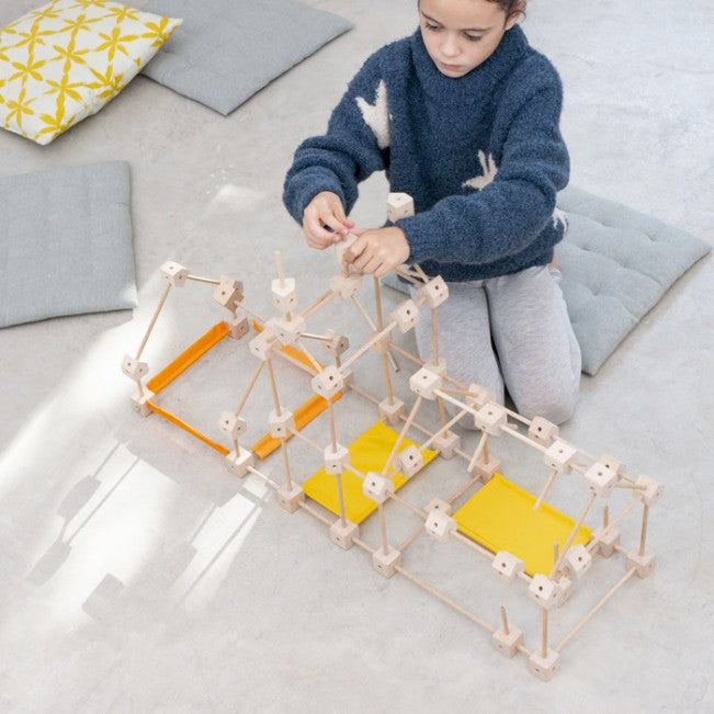 Trígonos Mini L– houten constructiespel (4+)